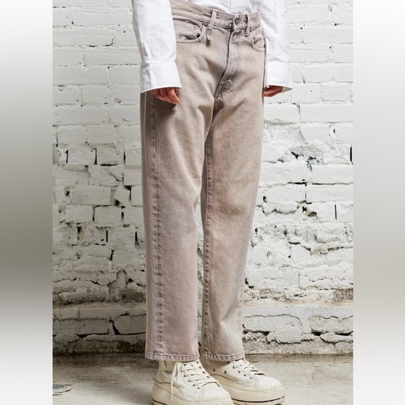 R13 Designer Boyfriend Jeans in Sunfade Mauve (Gray) Size 30 EUC Crop Italy - Picture 2 of 15